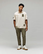 MENS AUGUSTE OVERSIZED PIQUE POLO SHIRT - MT0100112