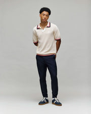 POLO CARTER EN TRICOT, COL JOHNNY - MT0400093