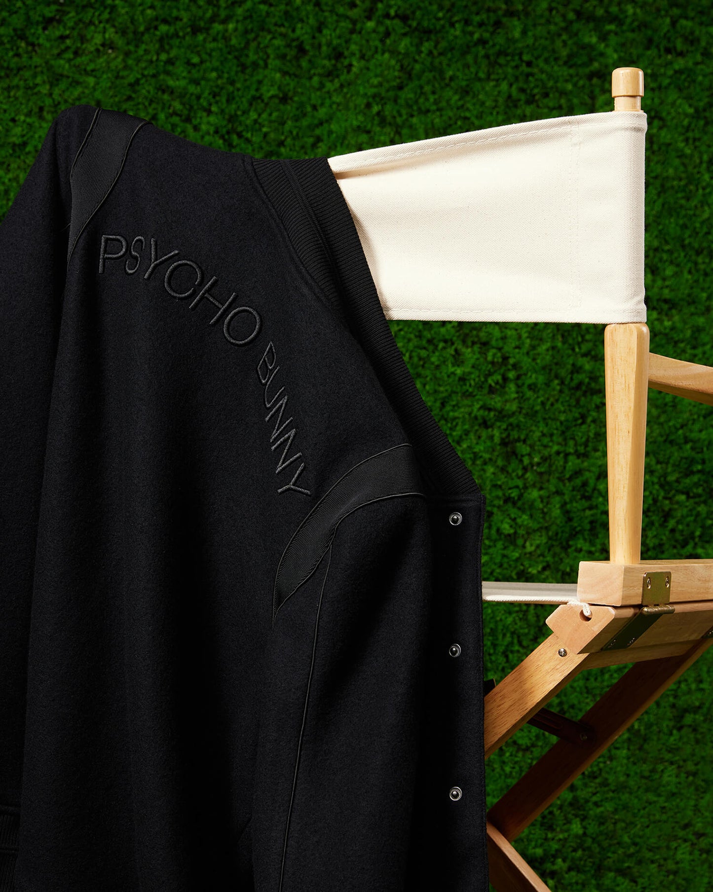 MENS OUTLINE KNIT BOMBER JACKET - B6J457Z1OW