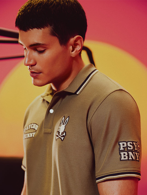 two models wearing sport polos from psycho bunny