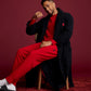 MENS ALL OVER BUNNY EMBOSSED ROBE - B6Y660A2RB