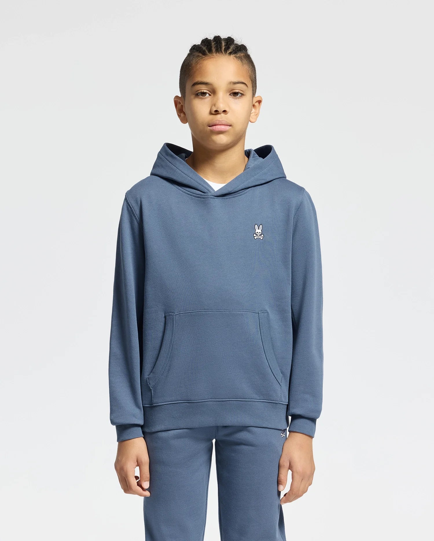 Blue sweatshirt kids sales