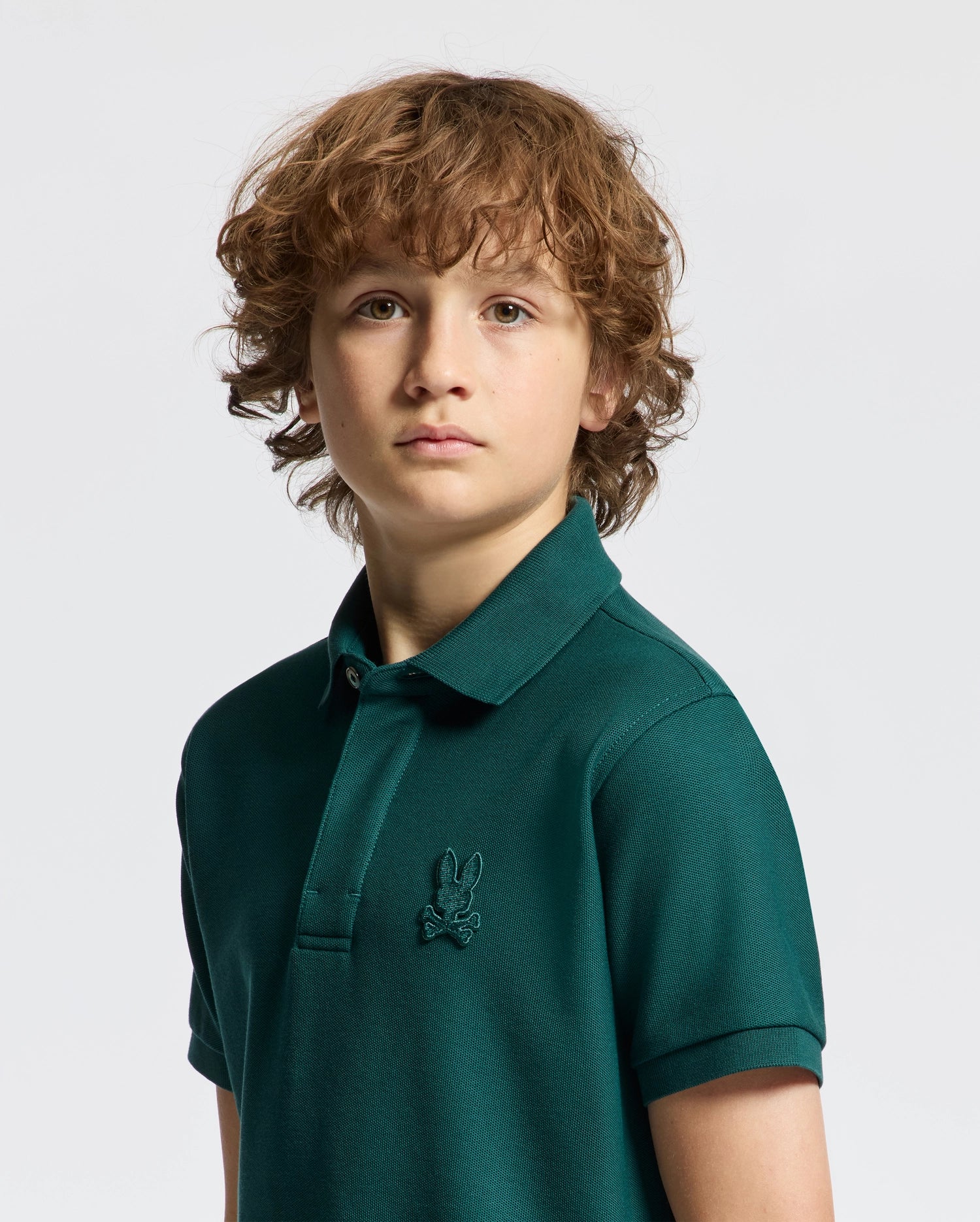 Hunter green toddler polo shirts shop