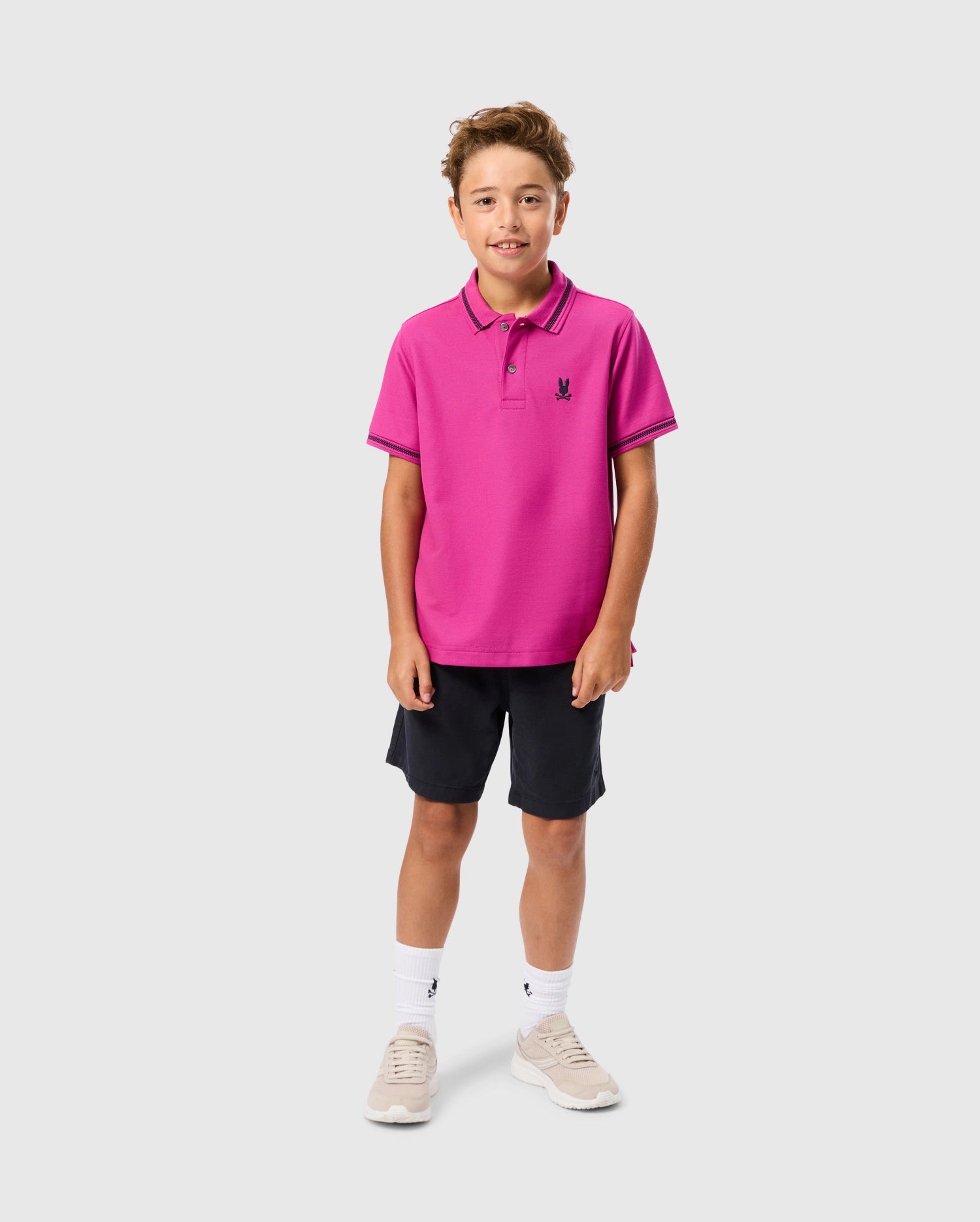 Baby boy pink polo shirt outlet