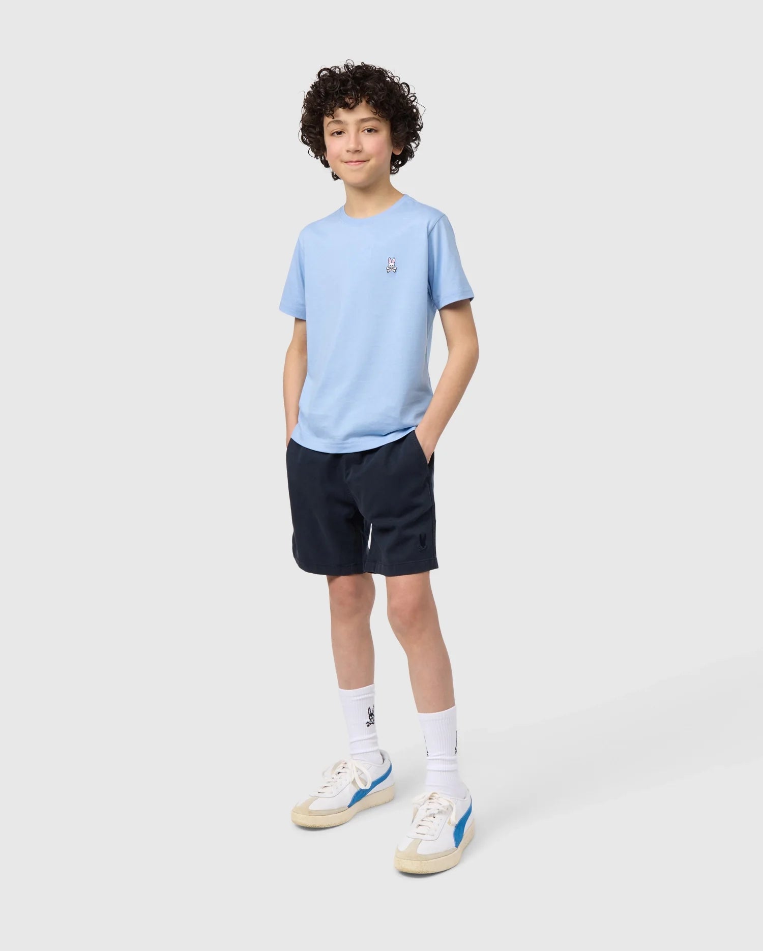 Kids blue shorts 2025