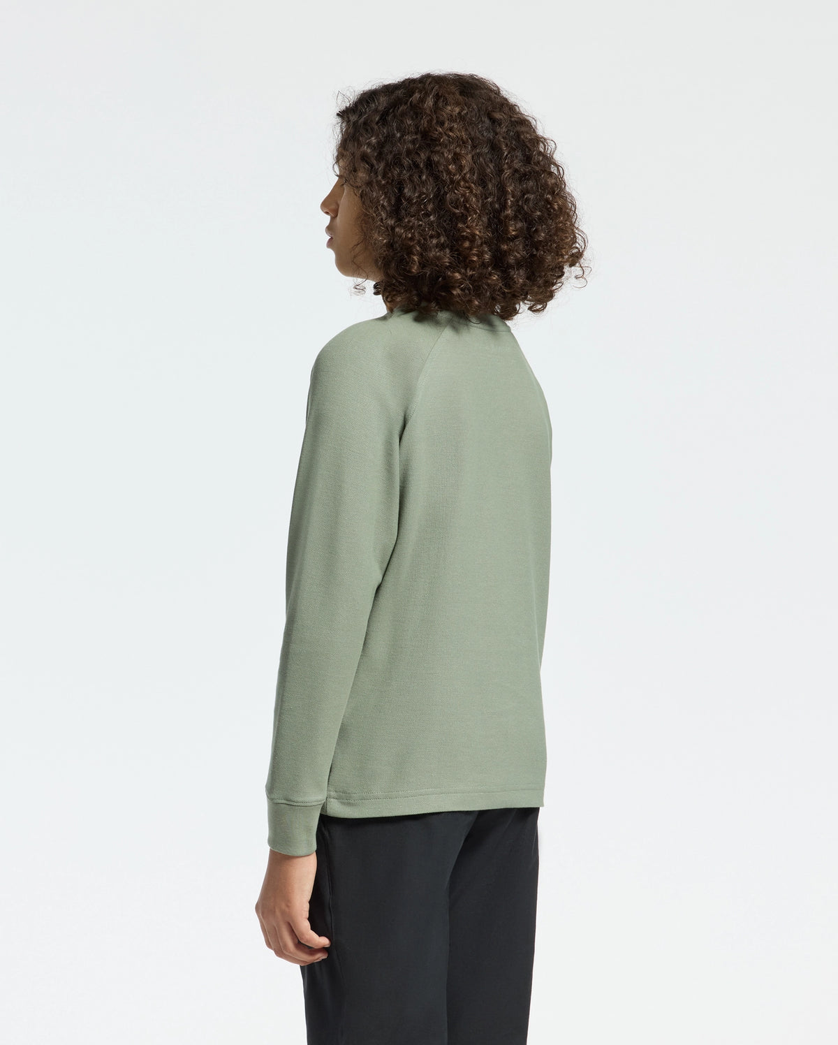 Kids | Kids' Taylor Piqué Long Sleeve Tee by Psycho Bunny, featuring a refined piqué fabric and embroidered logo for a sleek, stylish look.