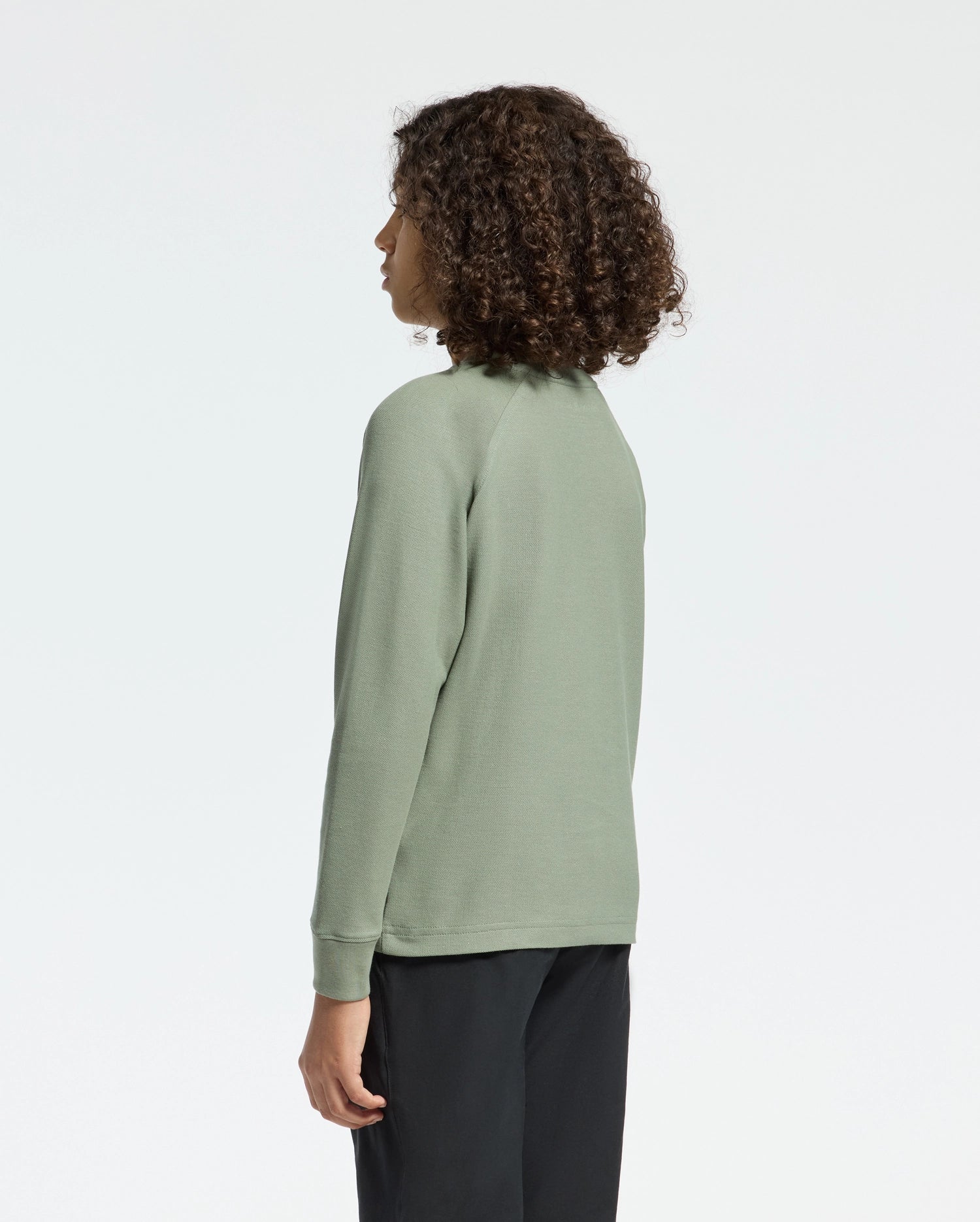 Kids | Kids' Taylor Piqué Long Sleeve Tee by Psycho Bunny, featuring a refined piqué fabric and embroidered logo for a sleek, stylish look.
