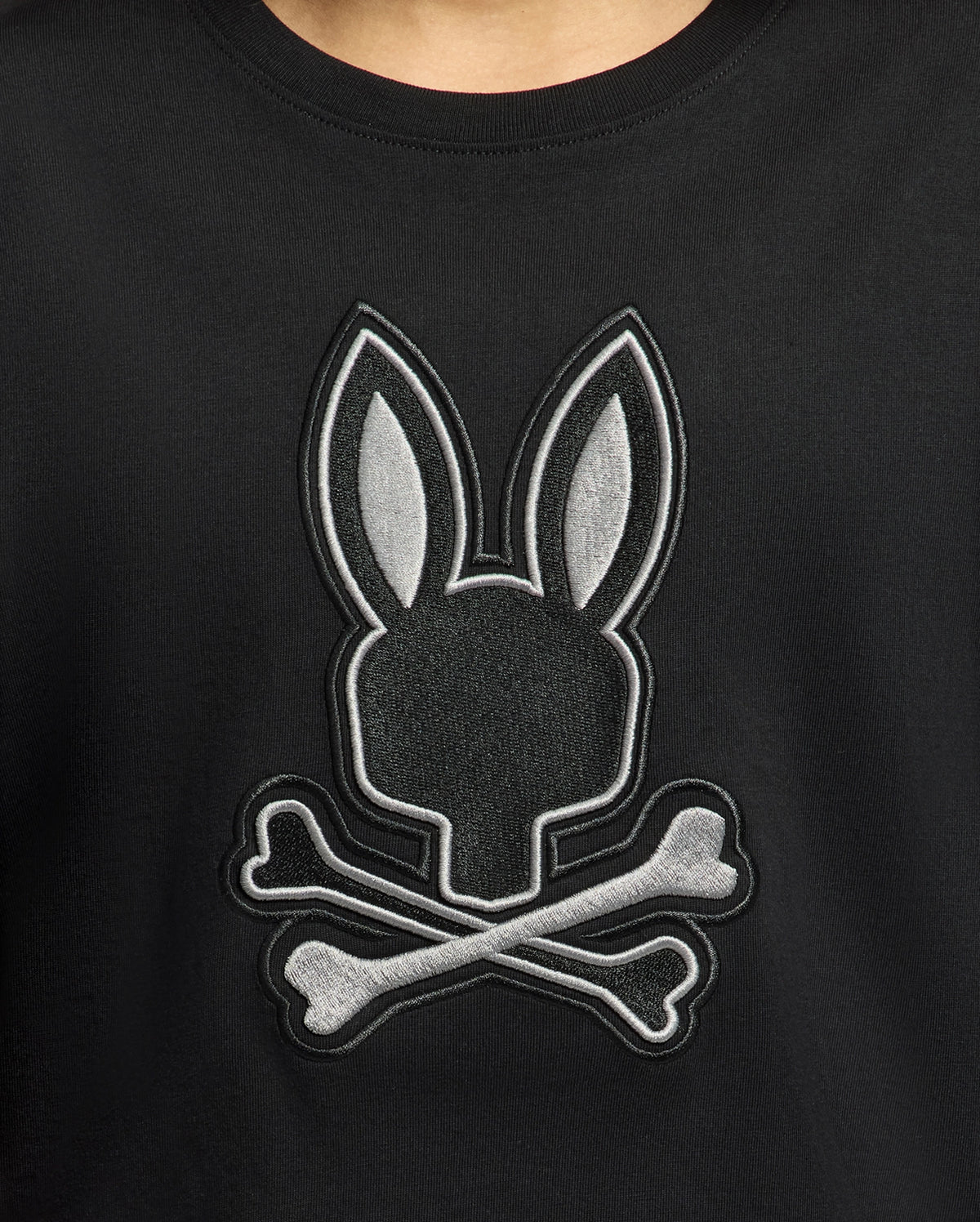 Kids | Kids' New Castle Embroidered Graphic Tee by Psycho Bunny, featuring a bold embroidered logo on soft cotton for a stylish and comfortable fit.