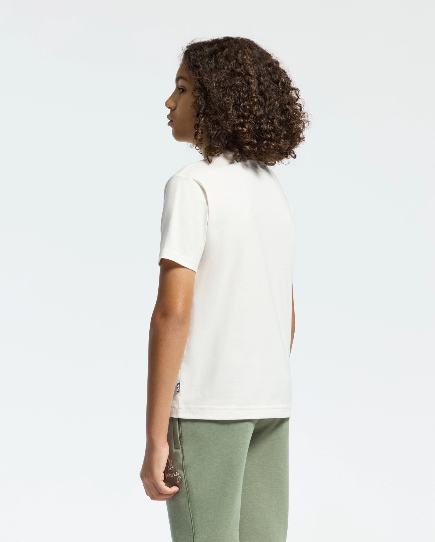 Kids | Kids' New Castle Embroidered Graphic Tee by Psycho Bunny, featuring a bold embroidered logo on soft cotton for a stylish and comfortable fit.