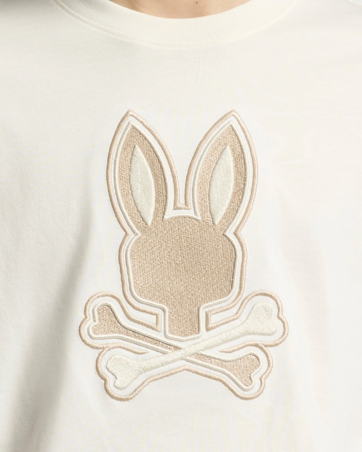 Teen | Kids' New Castle Embroidered Graphic Tee by Psycho Bunny, featuring a bold embroidered logo on soft cotton for a stylish and comfortable fit.