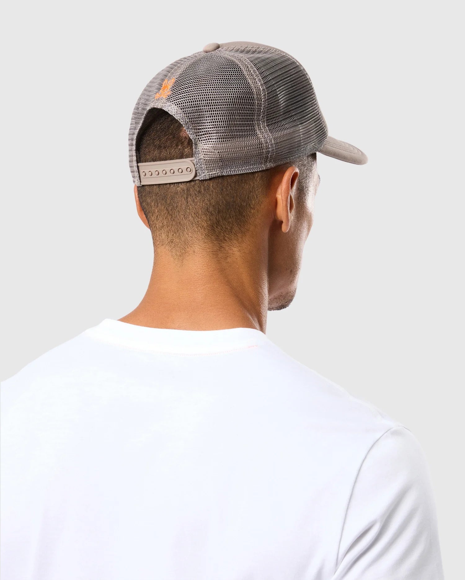 Grey trucker cap sales