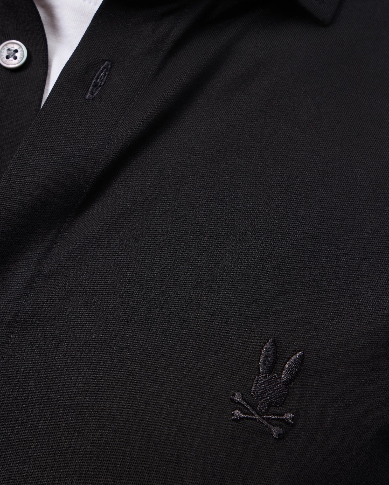 MENS BLACK ARTHUR JERSEY SHIRT | PSYCHO BUNNY – Psycho Bunny