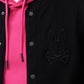 MENS OUTLINE KNIT BOMBER JACKET - B6J457Z1OW