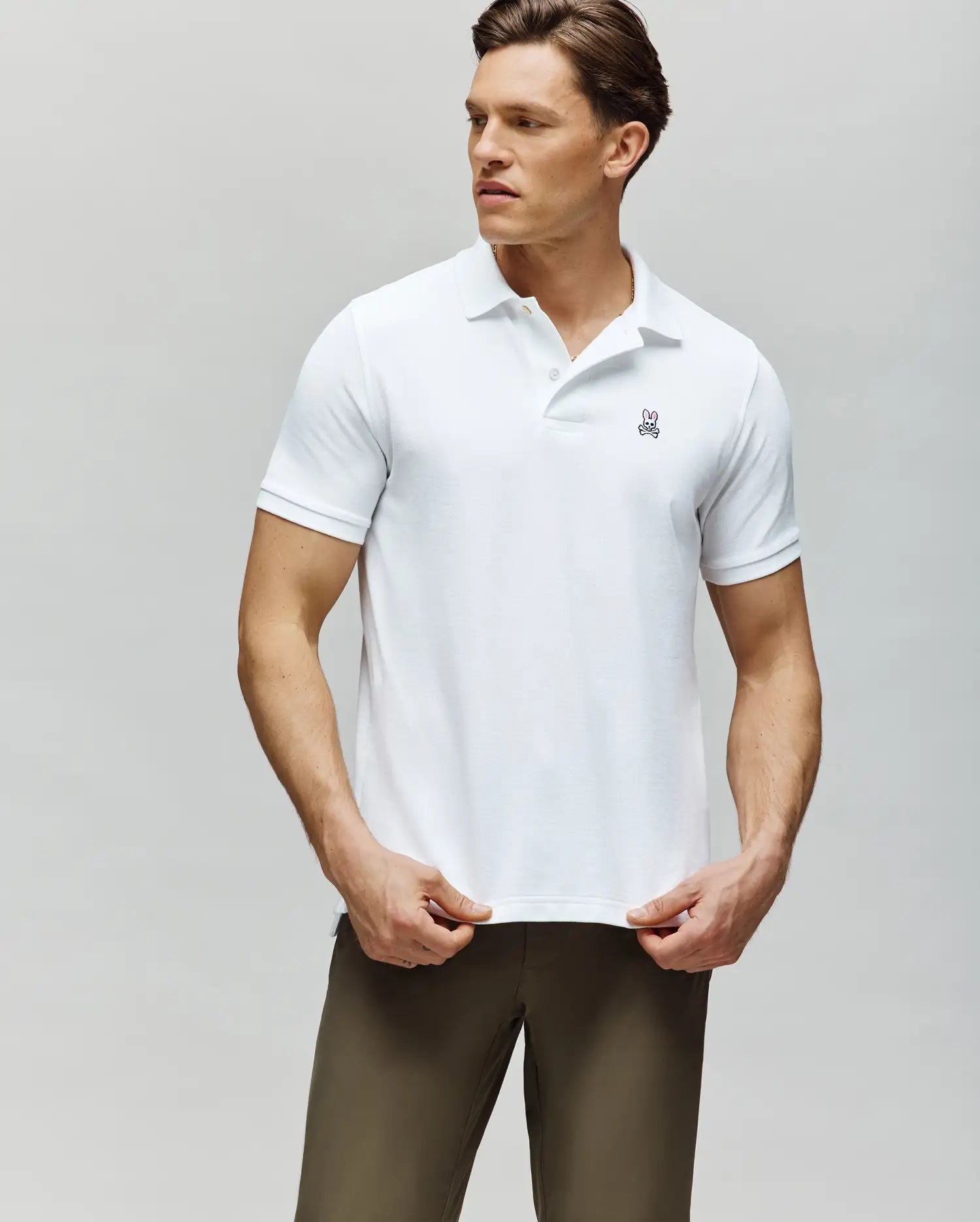 MENS CLASSIC PIQUE POLO SHIRT - B6K001ARPC