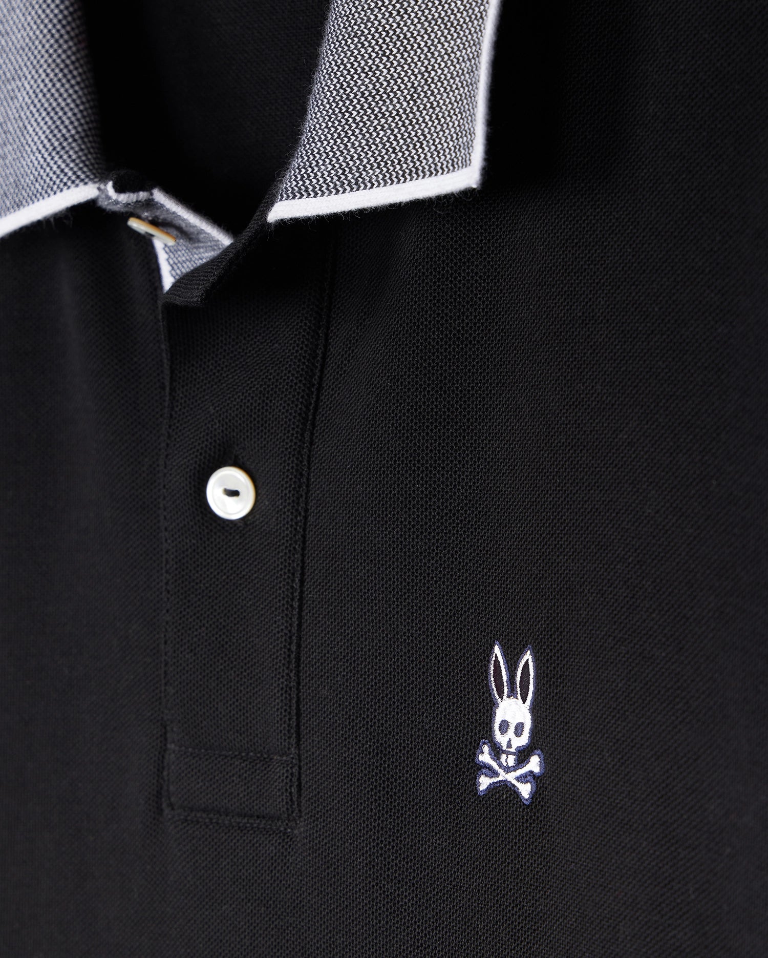 MENS Black SOUTHPORT PIQUE POLO PSYCHO BUNNY 001 Black XS