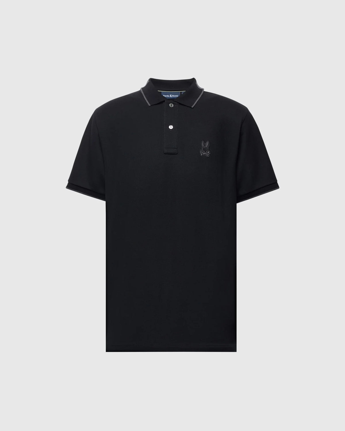 Mens Black New Castle Pique Polo | Psycho Bunny