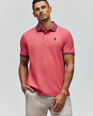 MENS JONAS MICRO STRIPE COLLAR PIQUE POLO - B6K583F200