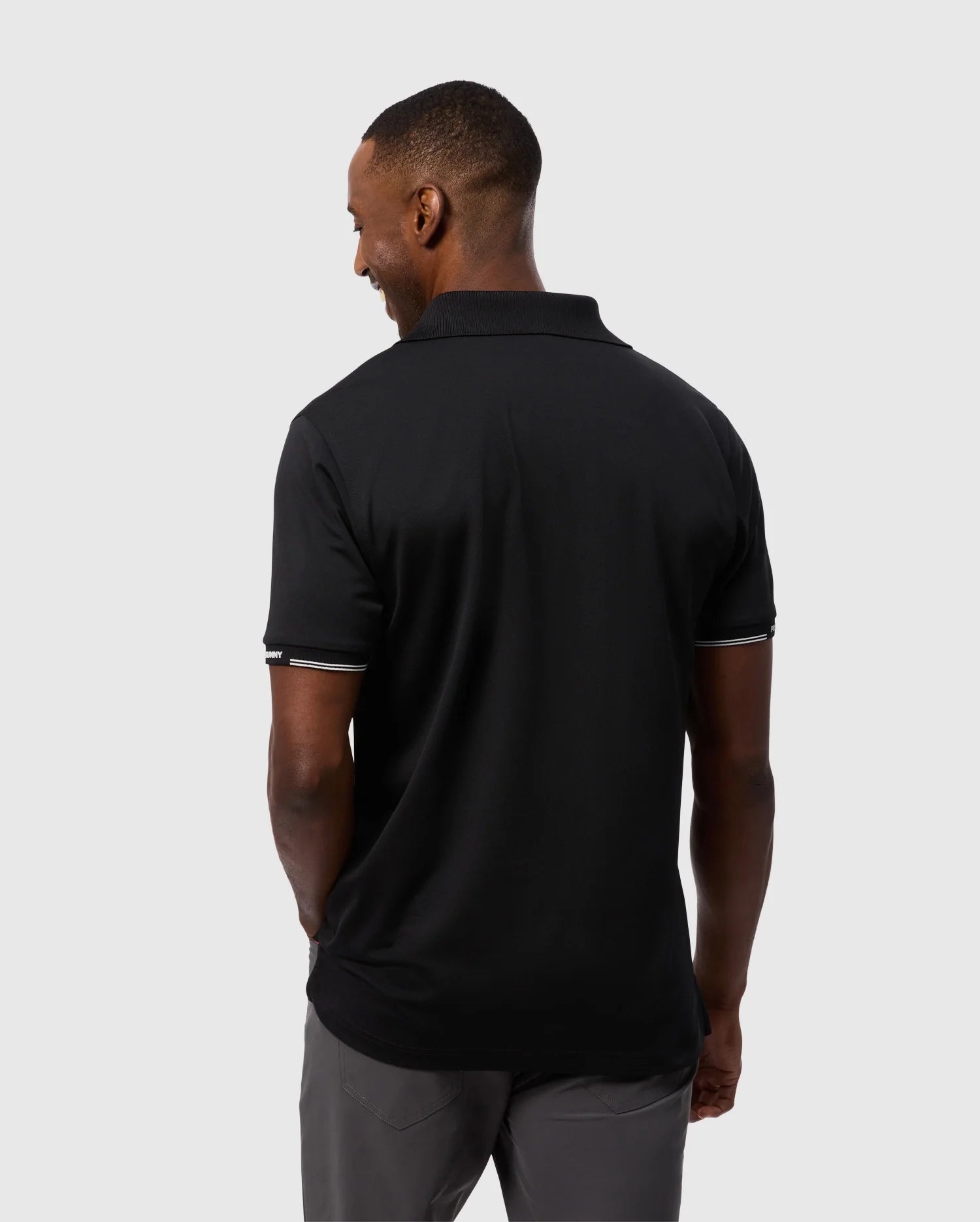 MENS Black EDMONDS SPORT POLO PSYCHO BUNNY 006 BLACK R XXXL 9