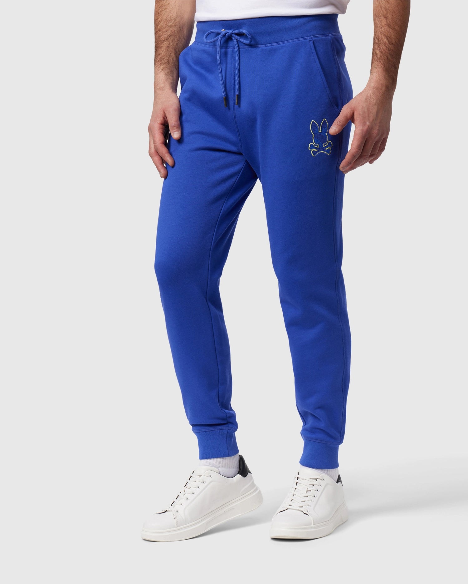 Royal blue top mens sweatpants
