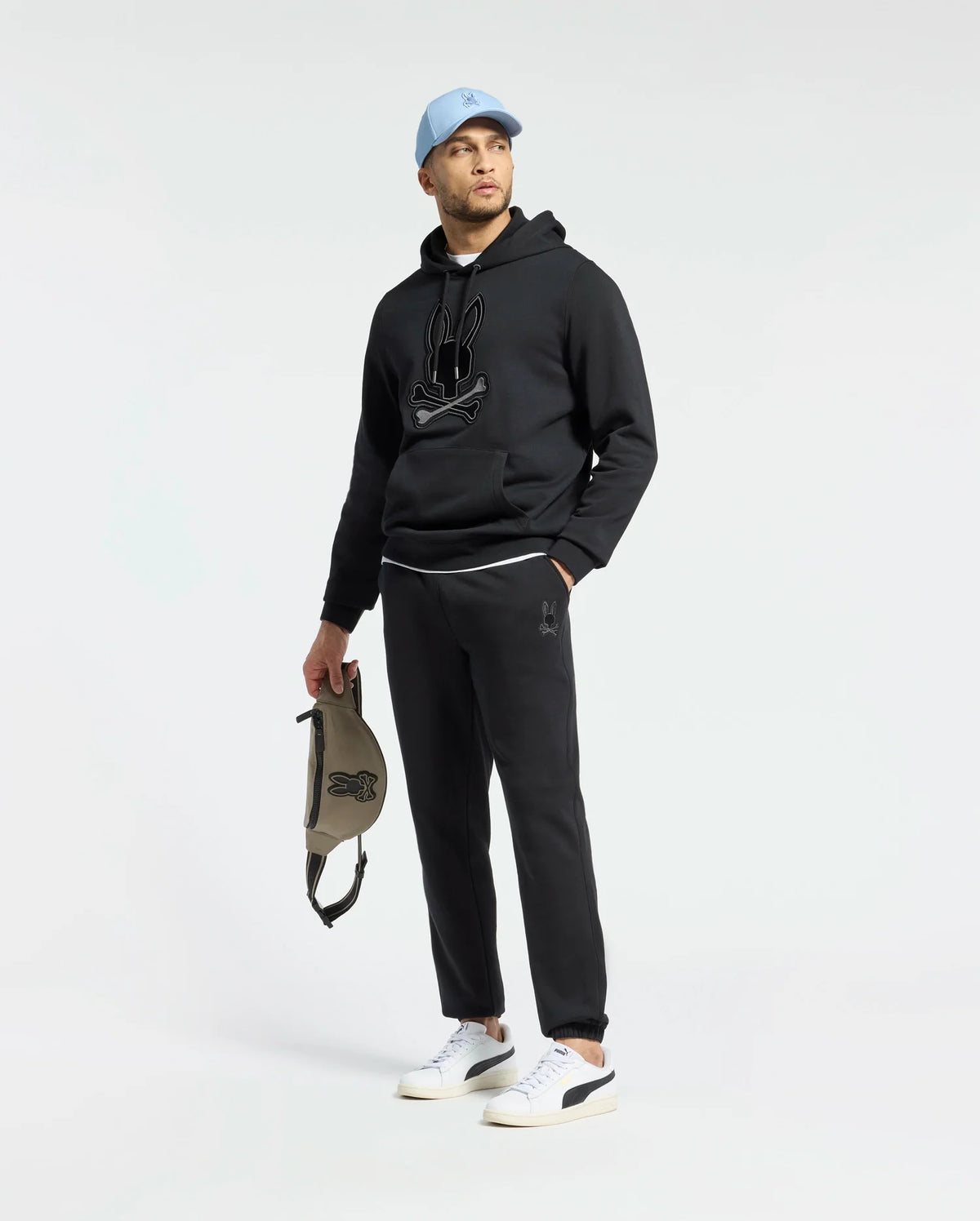 MENS NEW CASTLE EMBROIDERED FRENCH TERRY SWEATPANT - B6P560F200