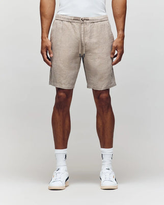MENS WINDCREST LINEN BLEND DRAWSTRING SHORT - B6R474C200