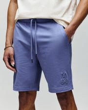SHORT LEVANZO EN TISSU MICRO RATINÉ, BRODÉ - B6R578F200