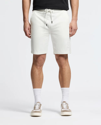 MENS LEVANZO EMBROIDERED MICRO FRENCH TERRY SWEATSHORT - B6R578F200