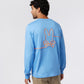 MENS CHESTER LONG SLEEVE EMBROIDERED GRAPHIC TEE - B6T374Z1PC