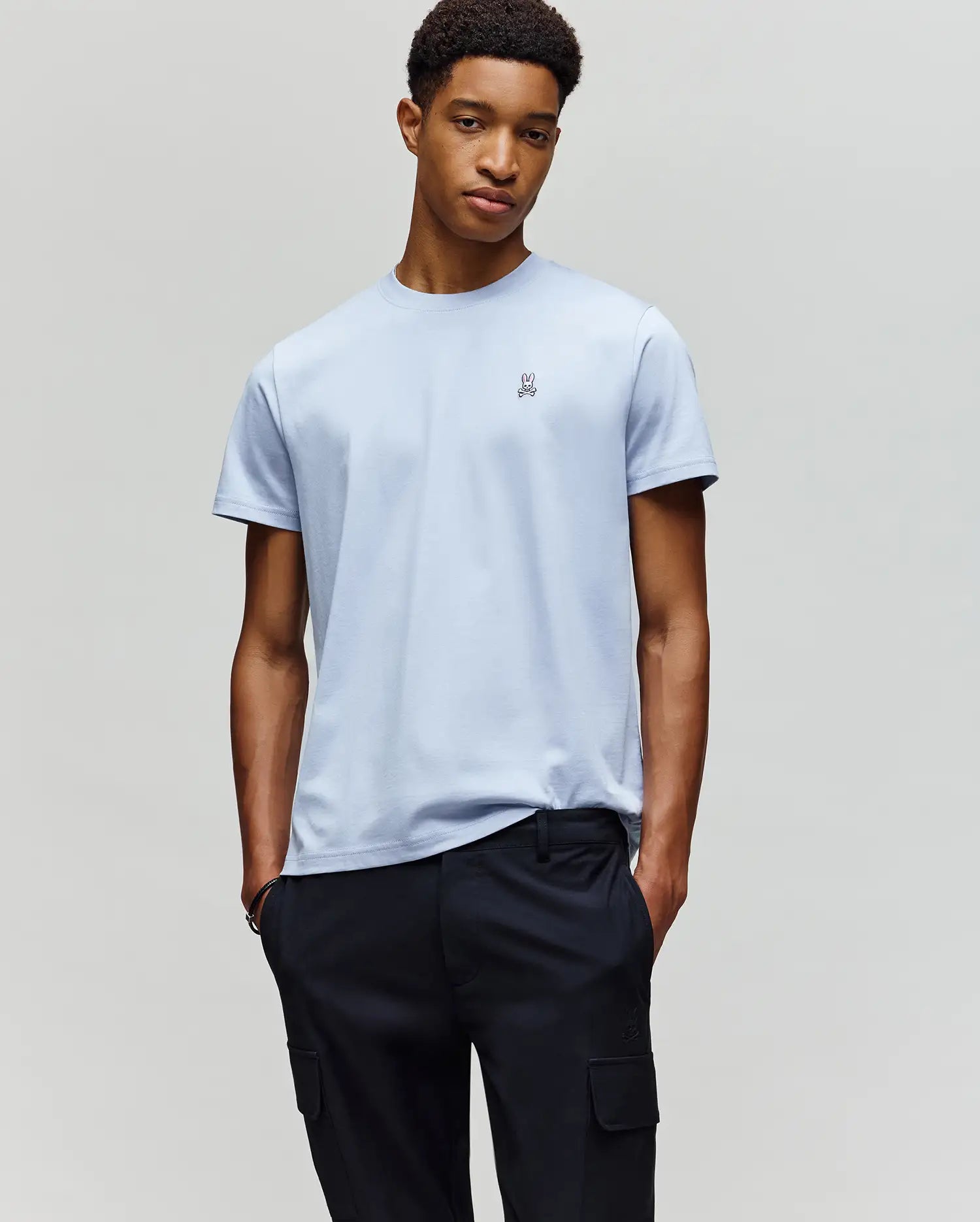 MENS CLASSIC CREW NECK TEE - B6U014F200