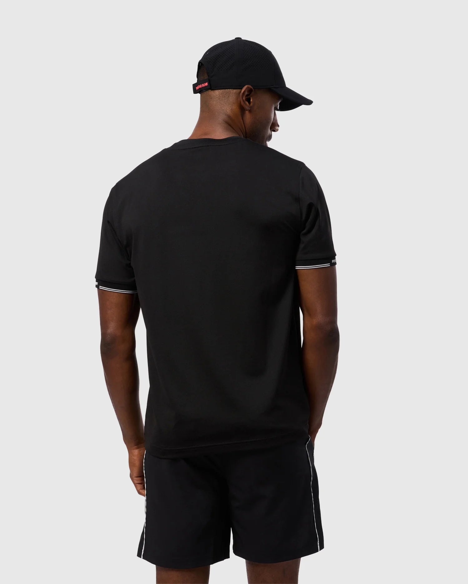 Black sport t shirt store