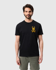 Male Model Wearing the Pima Cotton Las Vegas City Tee - Black