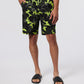 MENS PLANO CAMO PRINT LONG SWIM TRUNK - B6W376Z1PO