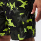 MENS PLANO CAMO PRINT LONG SWIM TRUNK - B6W376Z1PO