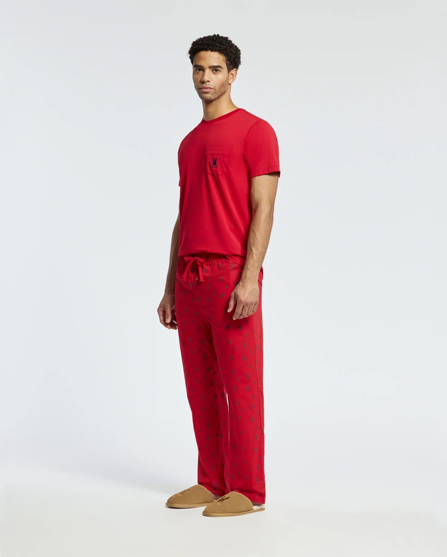 Mens red pj set hotsell