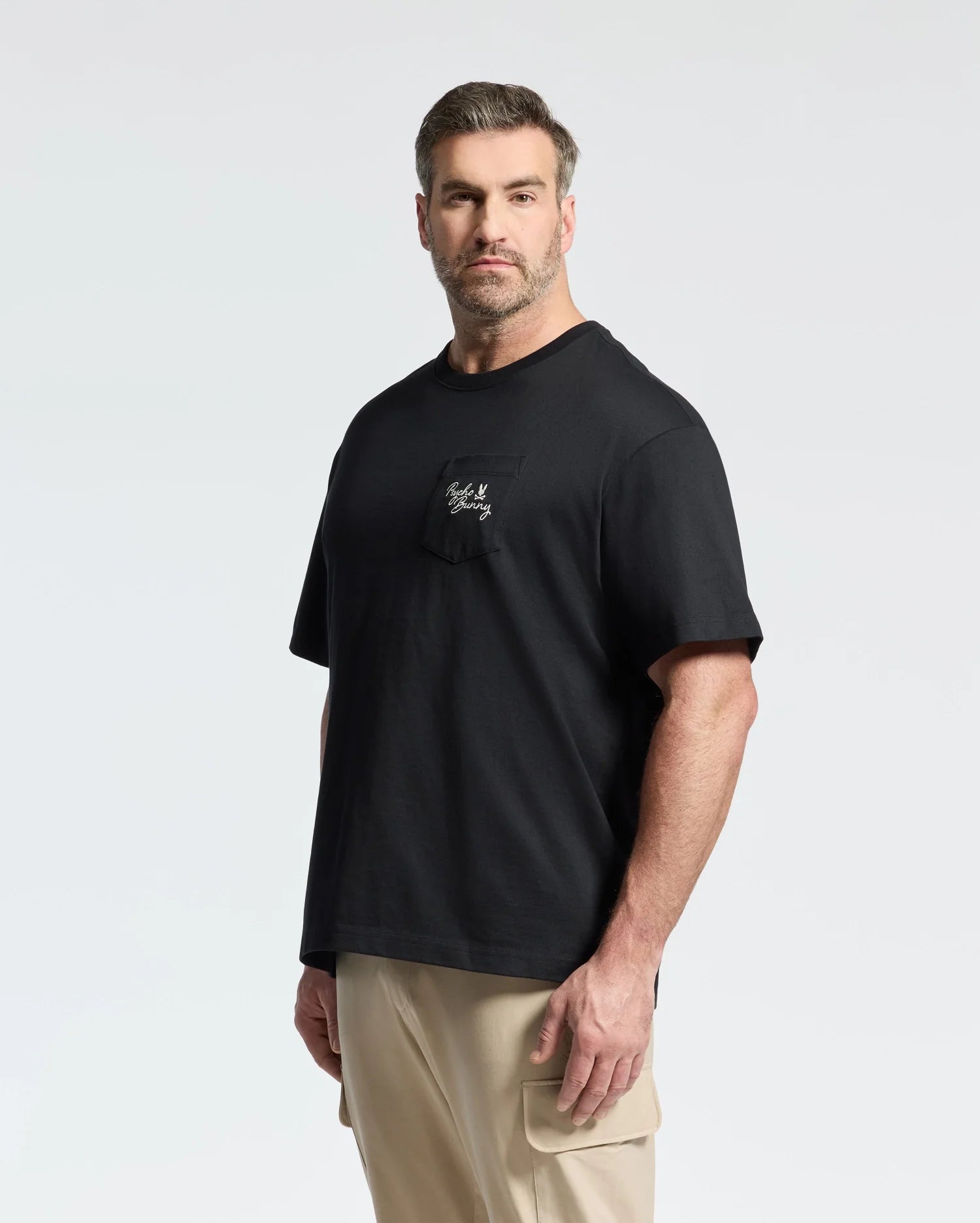 MENS BIG AND TALL DESERT HEAVYWEIGHT RELAXED FIT POCKET TEE - B9U512F200