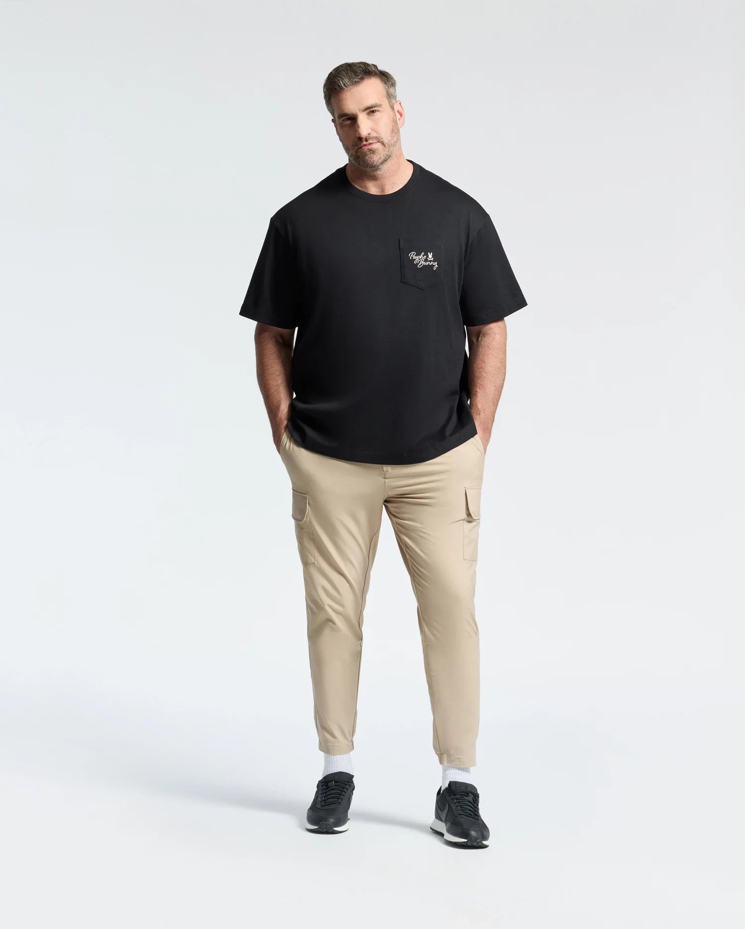 MENS BIG AND TALL DESERT HEAVYWEIGHT RELAXED FIT POCKET TEE - B9U512F200