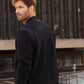 MENS OUTLINE KNIT BOMBER JACKET - B6J457Z1OW