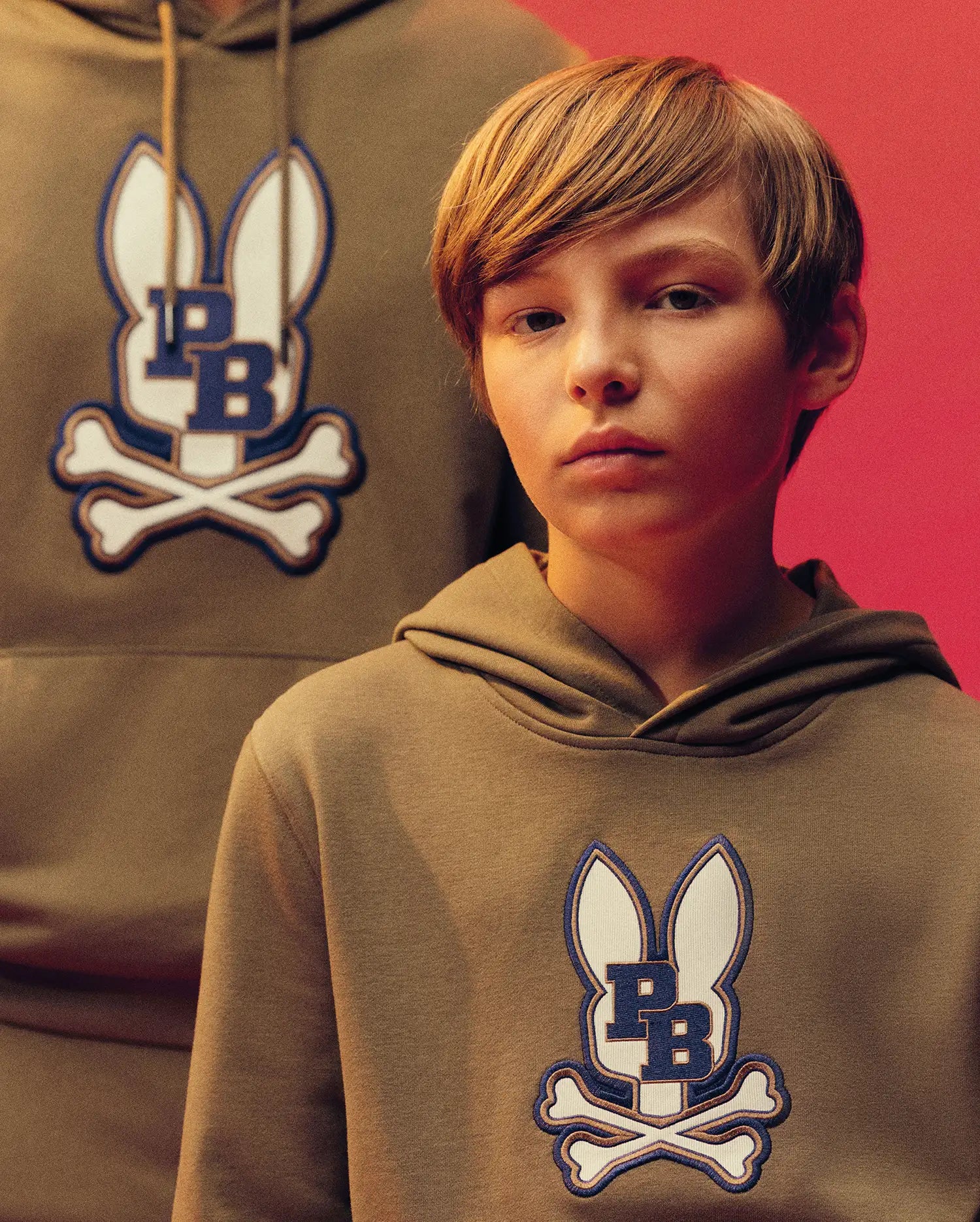 KIDS WADE CORD PATCH HOODIE - KT0500031