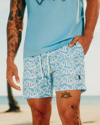 MENS CYRUS ALL OVER PRINT SWIM TRUNK - MB1000004