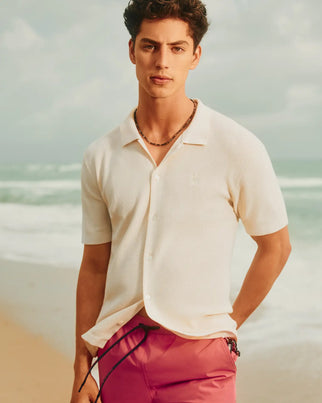 MENS MORGAN TEXTURED KNIT SHIRT - MT0400002