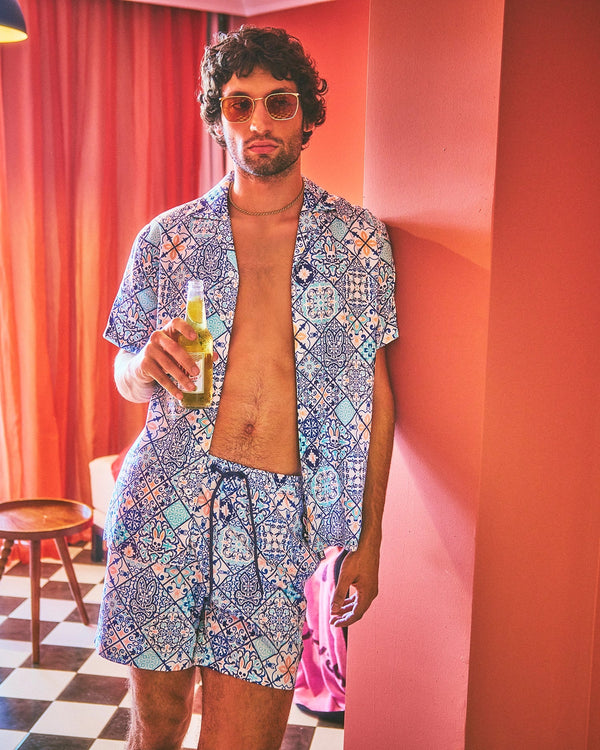 MENS NIVAR ALL OVER PRINT SWIM TRUNK - MB1000044