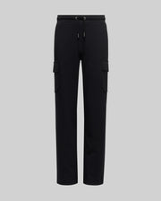 The KIDS NASH CARGO SWEATPANT (KB0800004) by Psycho Bunny features an elastic waistband, drawstring, and cargo pockets for classic comfort—perfectly versatile and shown here against a plain gray background.