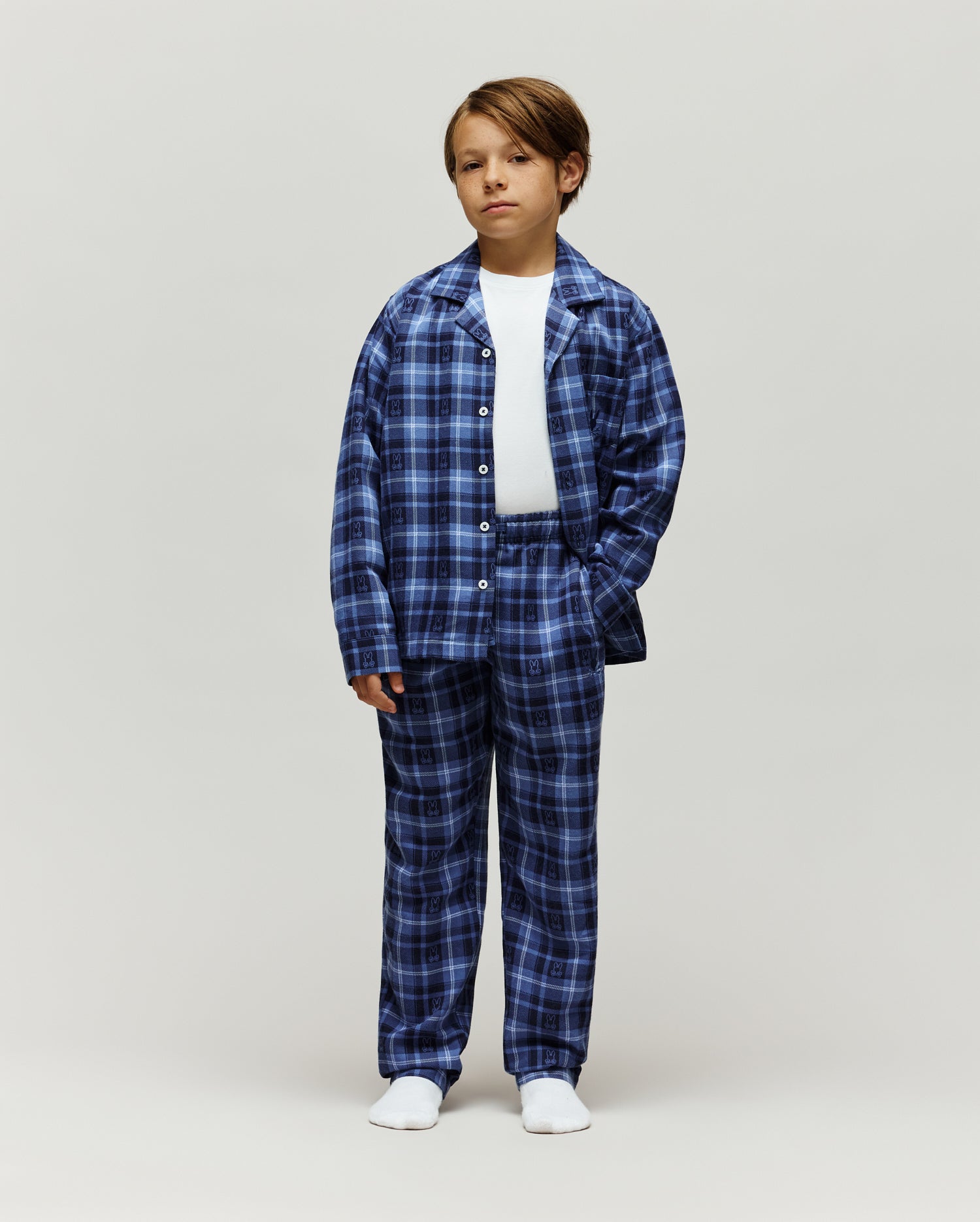 KIDS IVO FLANNEL PAJAMA SET - KO1400003