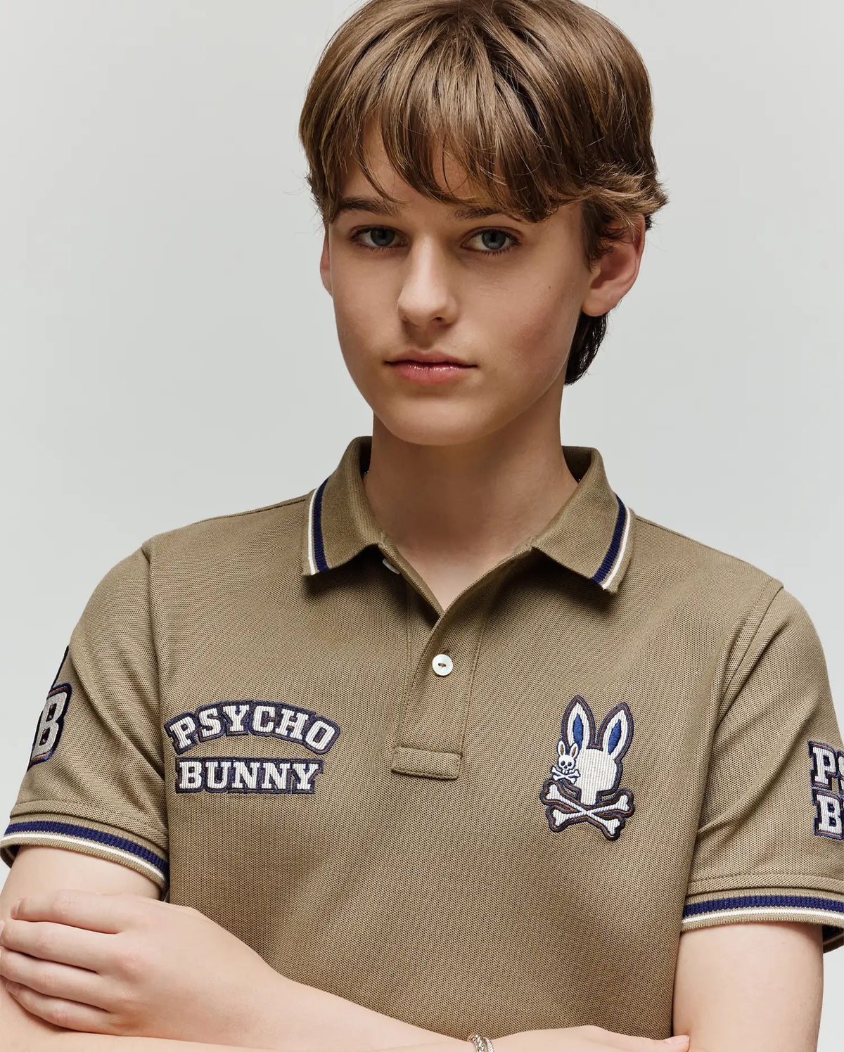 KIDS WADE PATCH PIQUE POLO - KT0100051