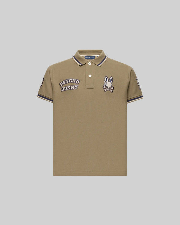 KIDS WADE PATCH PIQUE POLO - KT0100051