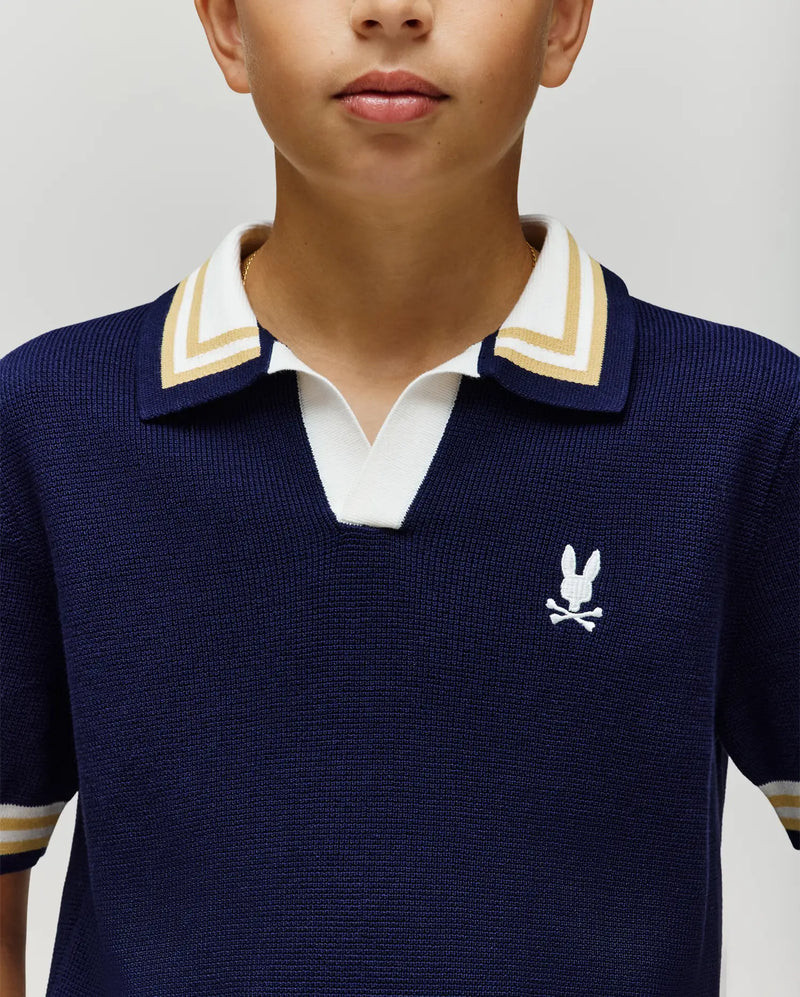 KIDS CARTER KNIT POLO SHIRT - KT0400006