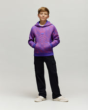 KIDS KENDRICK DOUBLE KNIT JACQUARD TEXTURED HOODIE - KT0500030