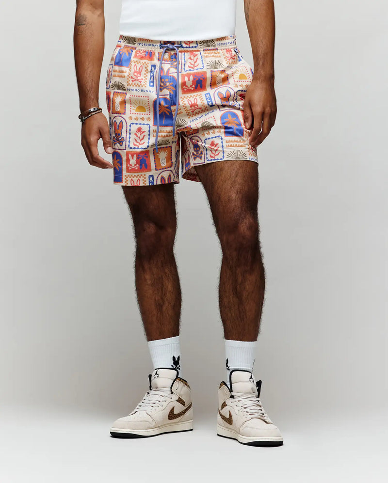 MENS SUNDEW ALL OVER PRINT SWIM TRUNK - MB1000040