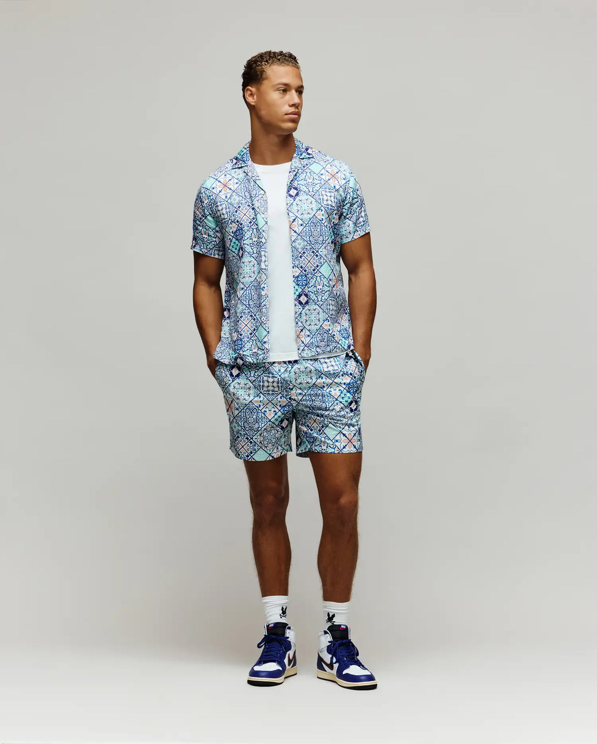 MENS NIVAR ALL OVER PRINT SWIM TRUNK - MB1000044