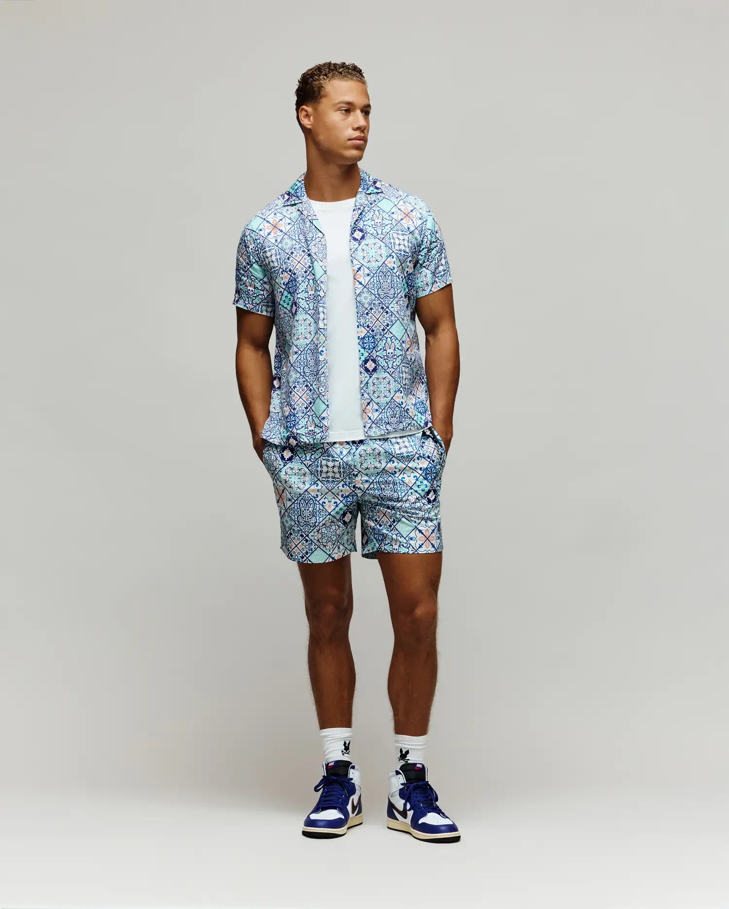 MENS NIVAR ALL OVER PRINT SWIM TRUNK - MB1000044